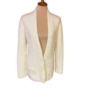 Vintage 70s fuzzy cardigan sweater